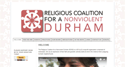 Desktop Screenshot of nonviolentdurham.org
